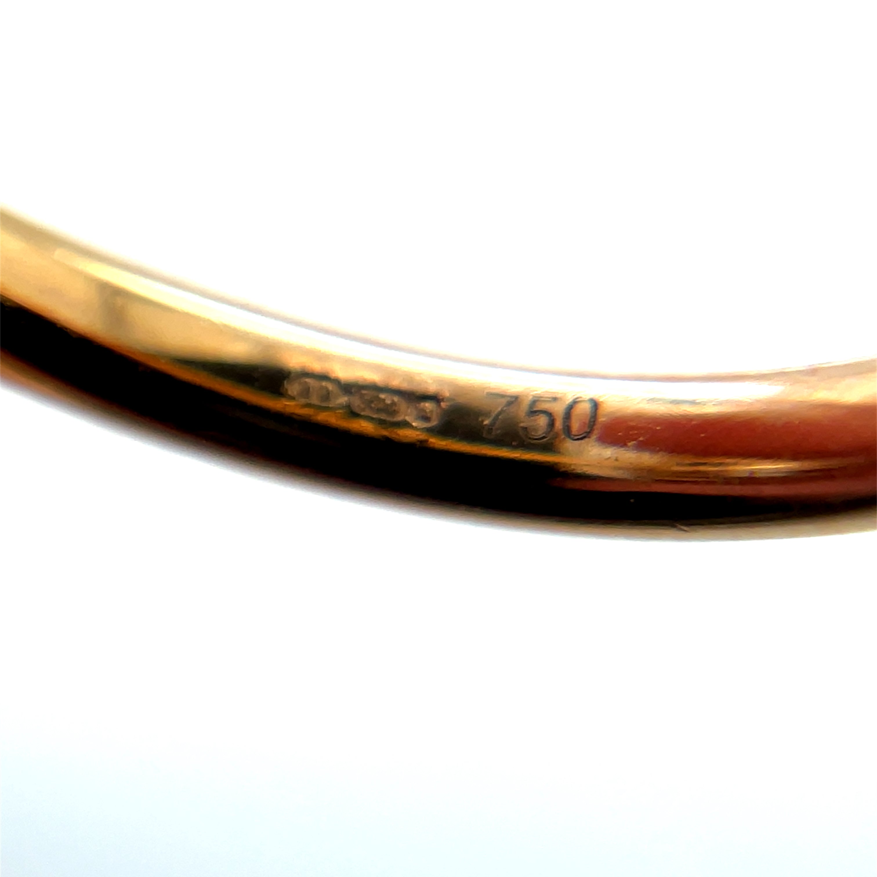 18ct Rose Gold Morganite & Diamond Cluster Ring (N)