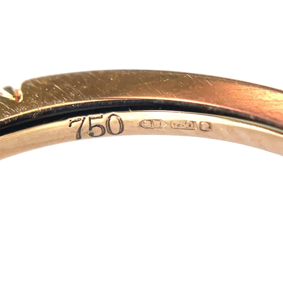 18ct Rose Gold Pink Tourmaline & Diamond Ring (N)