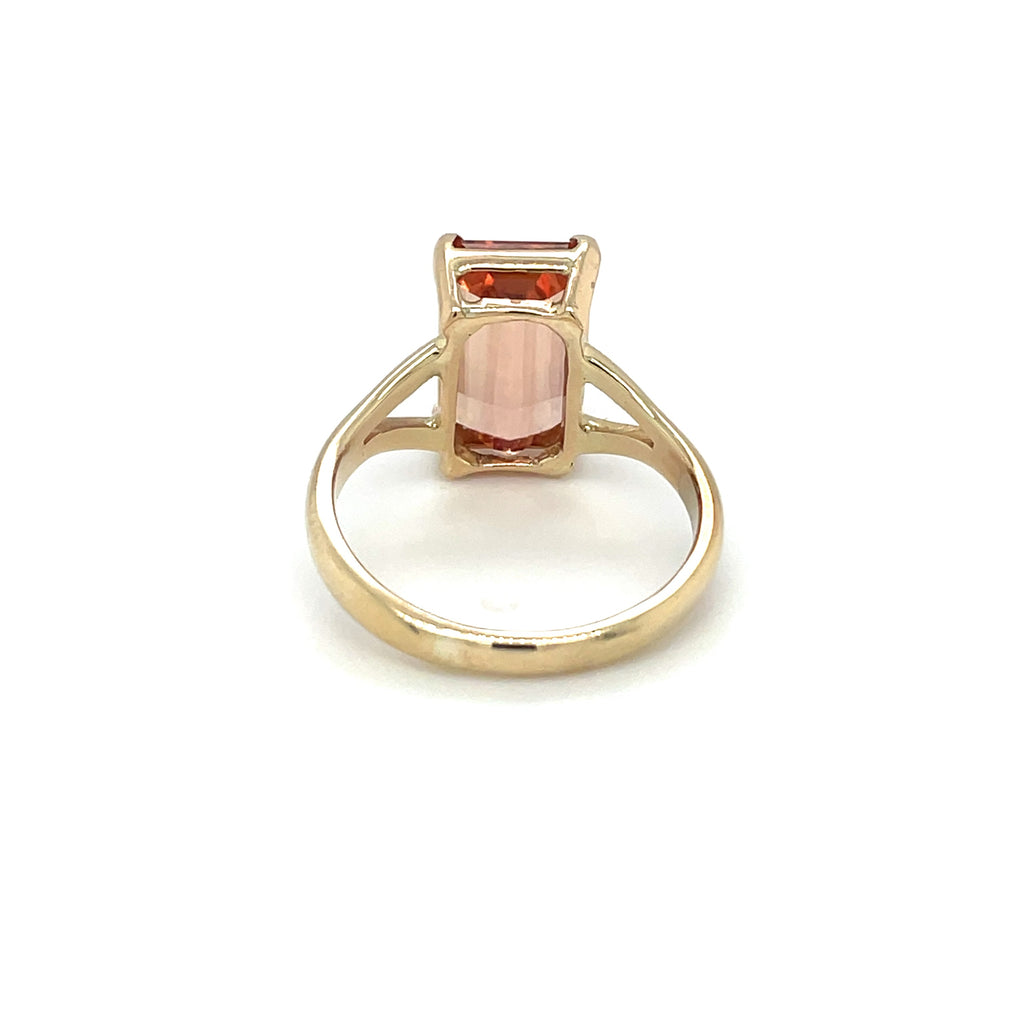 14ct Yellow Gold Tourmaline Cocktail Ring (Q1/2)