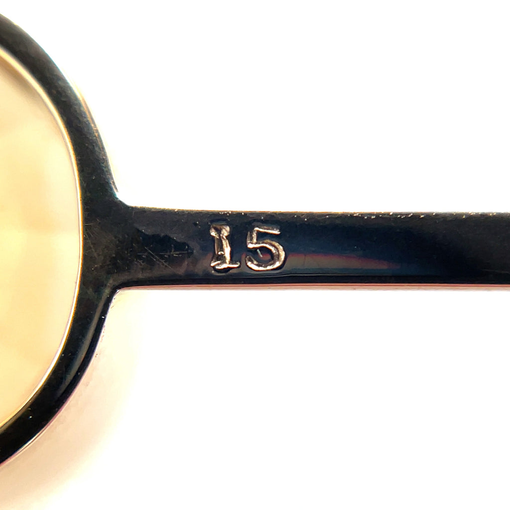 15ct Yellow Gold Topaz Brooch