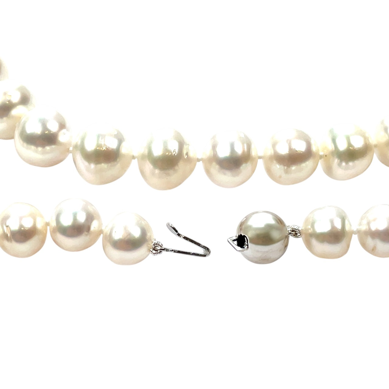14ct White Gold South Sea Pearl Necklace (16")