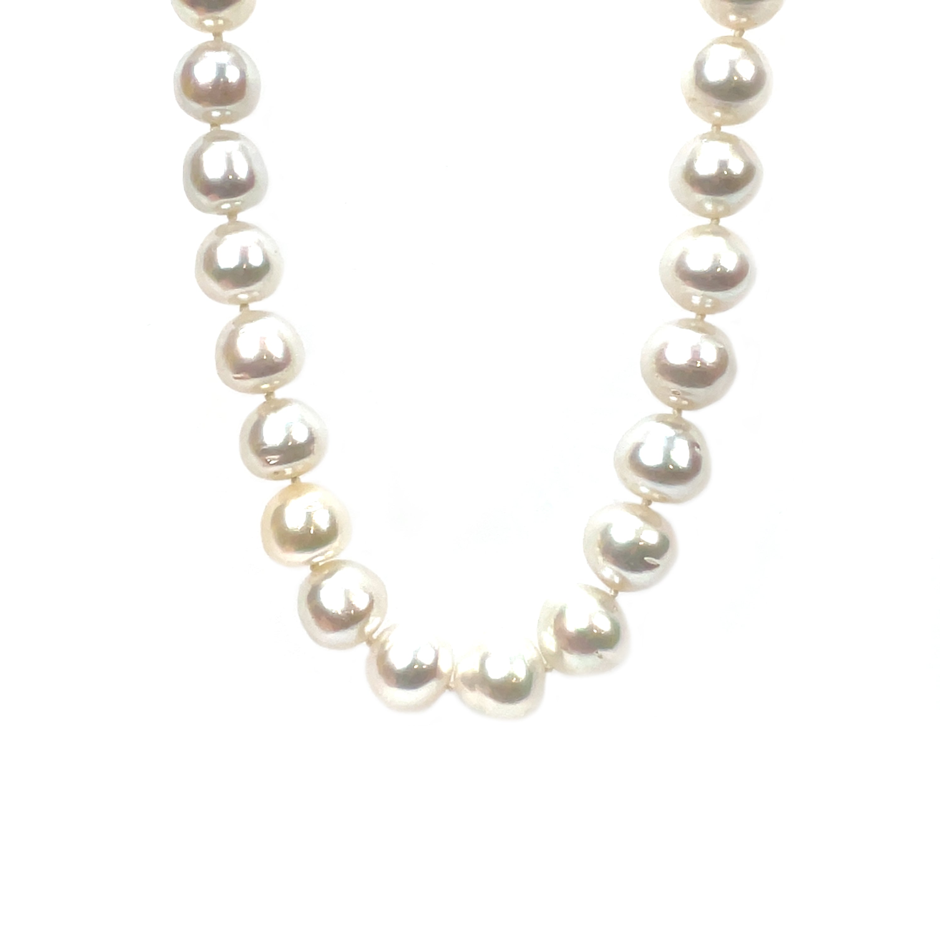 14ct White Gold South Sea Pearl Necklace (16")