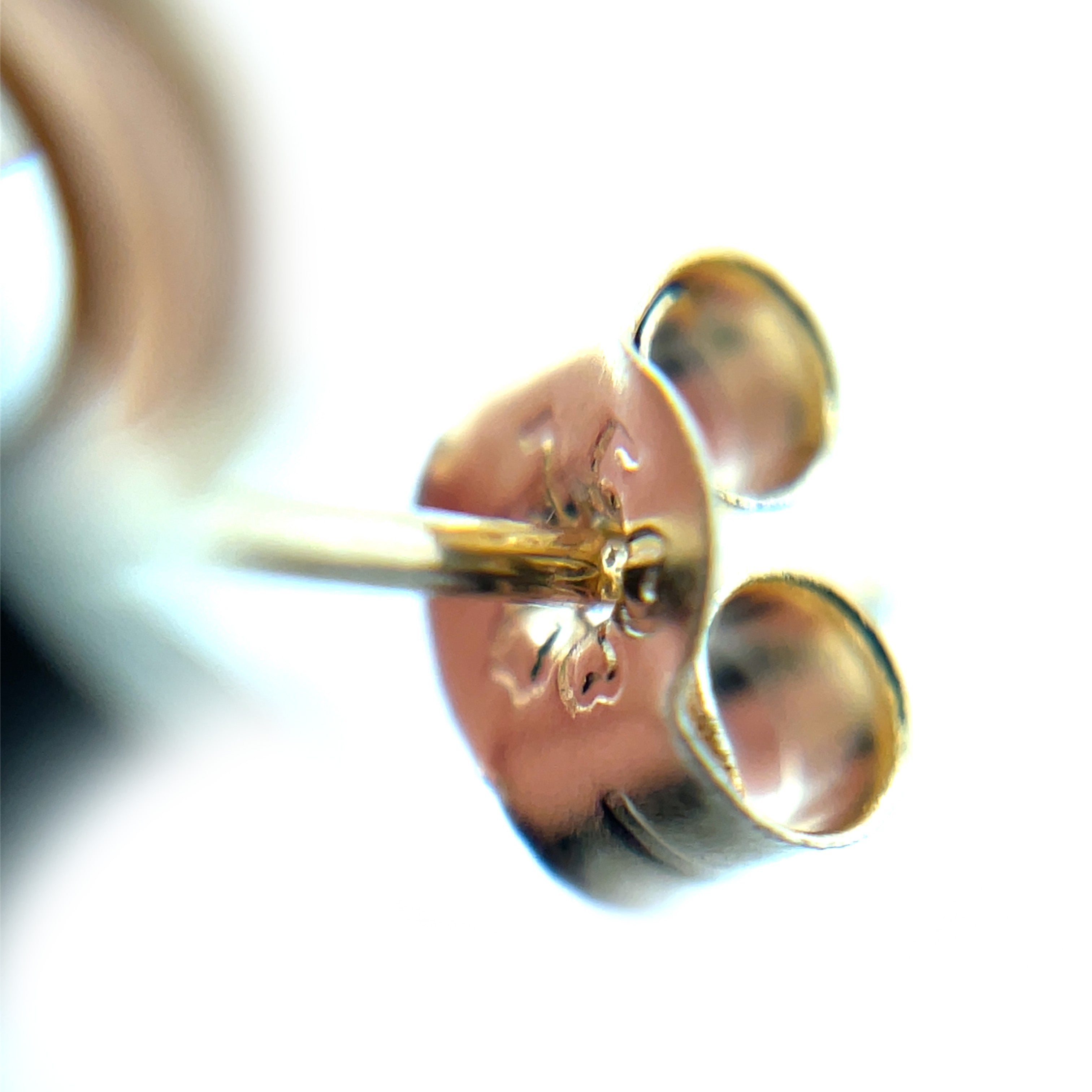 18ct Three Colour Gold Ribbon Knot Stud Earrings (8.5mm)