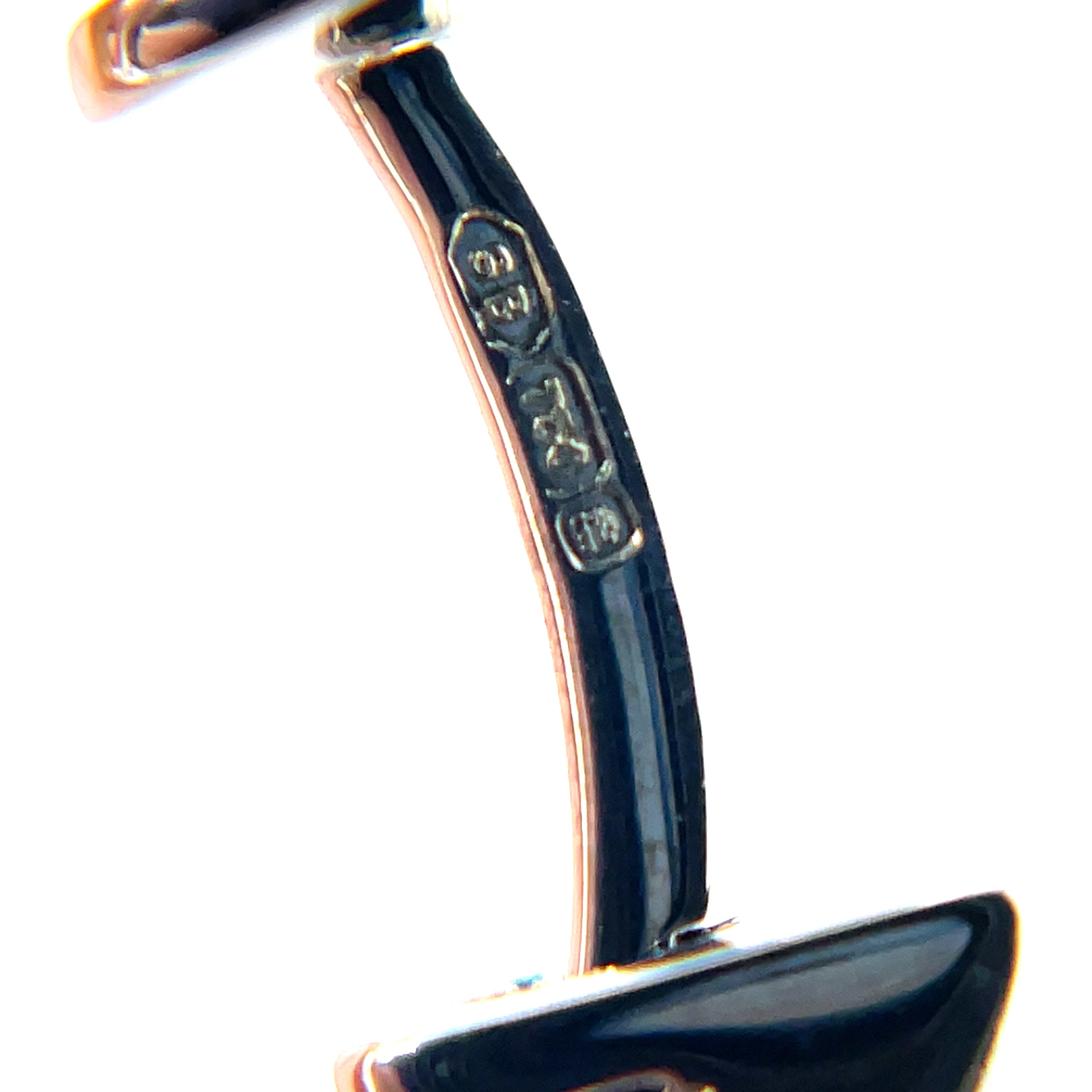 18ct White & Yellow Gold Diamond Earrings