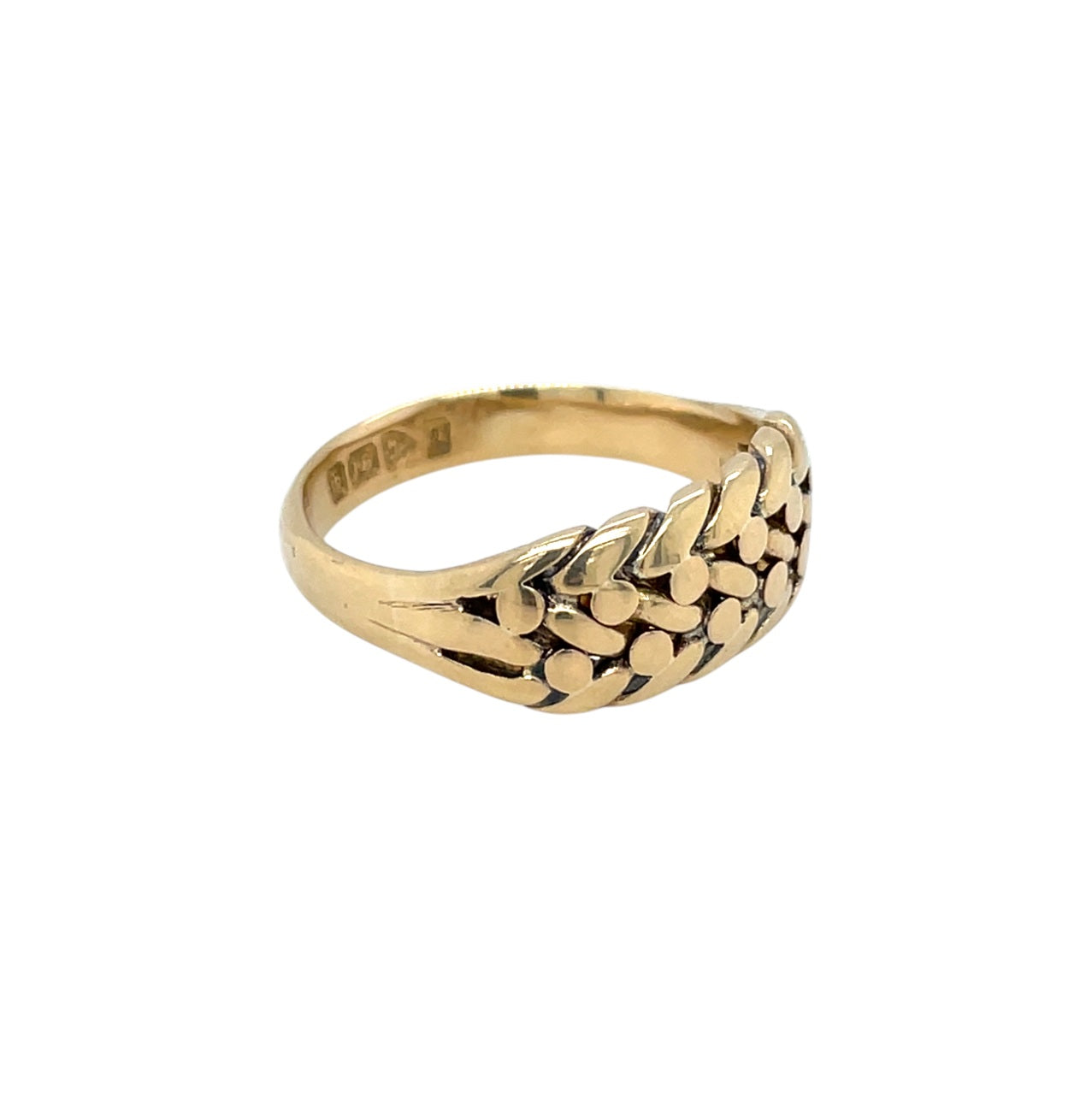 18ct Gold Keeper Ring (P)