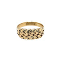 18ct Gold Keeper Ring (P)