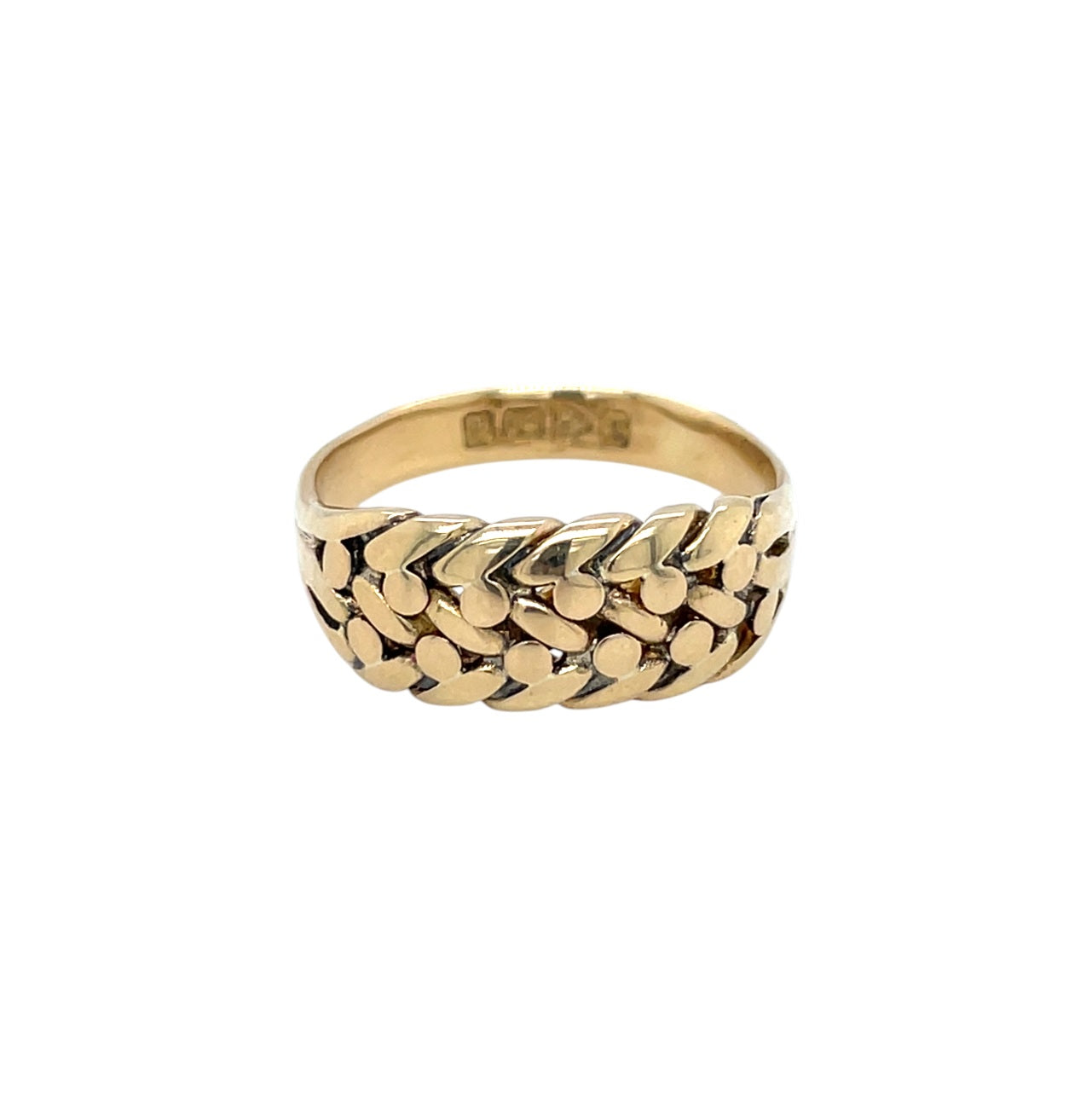 18ct Gold Keeper Ring (P)