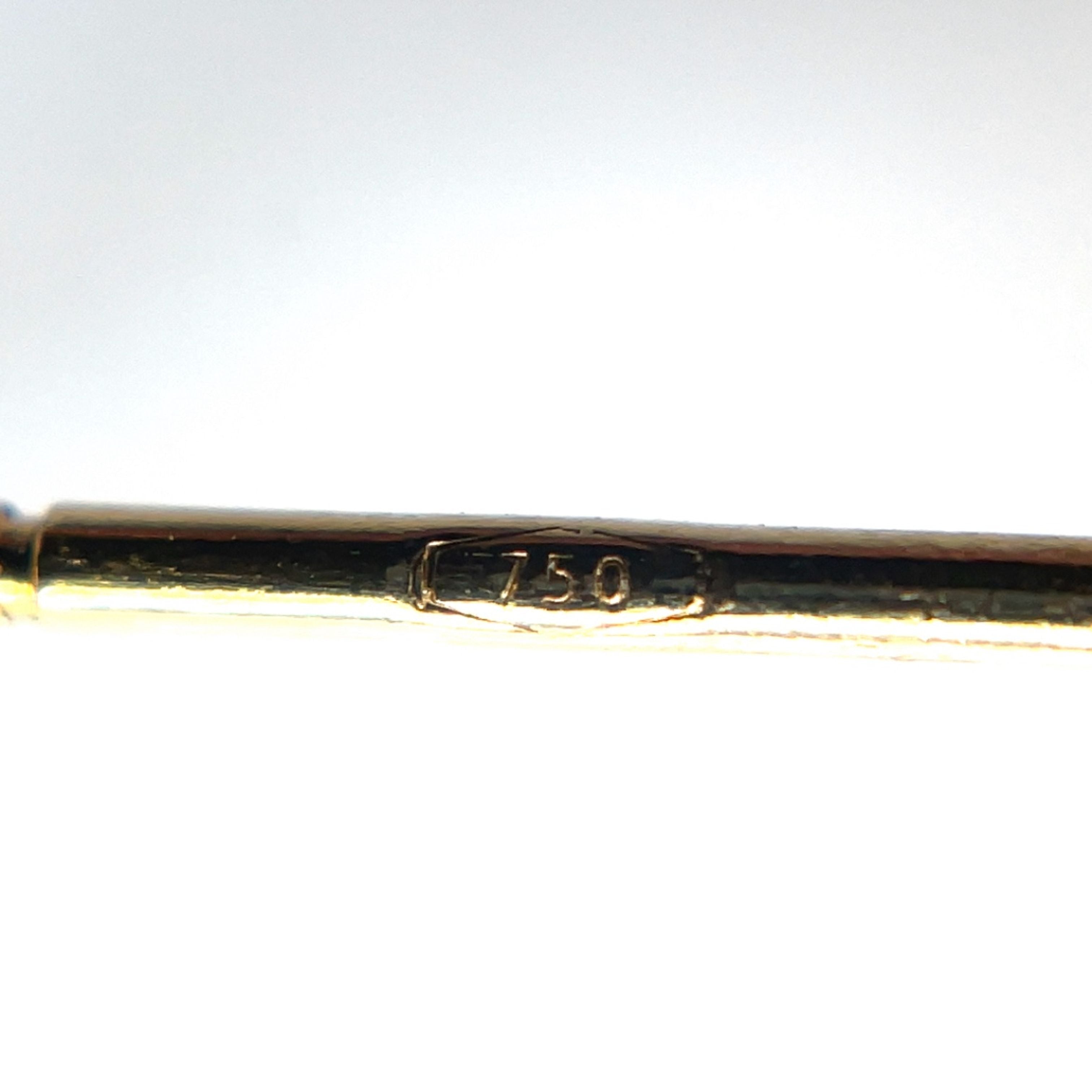 18ct White & Yellow Gold Diamond & Sapphire Cluster Earrings